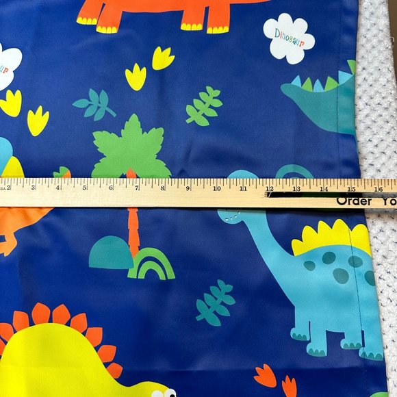 Dinosaur Grommet Curtain Panel Animated Youth Kids Toddler Room Decor 4 Panels - Picture 5 of 12